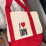 I ❤️ Tofu Tote Bag